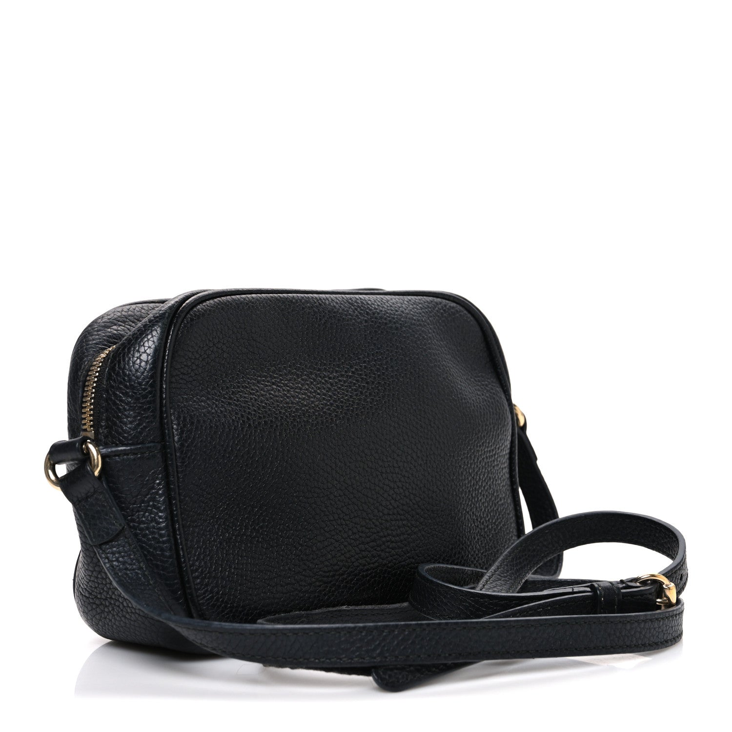 Gucci Pebbled Calfskin Small Soho Disco Bag Black 3 of 12