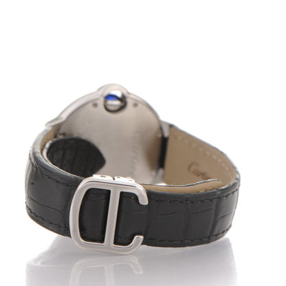 Cartier Stainless Steel Alligator 33mm Ballon Bleu De Cartier Automatic Watch 9 of 15