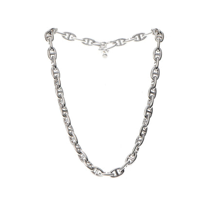 Hermes Sterling Silver Chaine D'Ancre Necklace PM 3 of 7