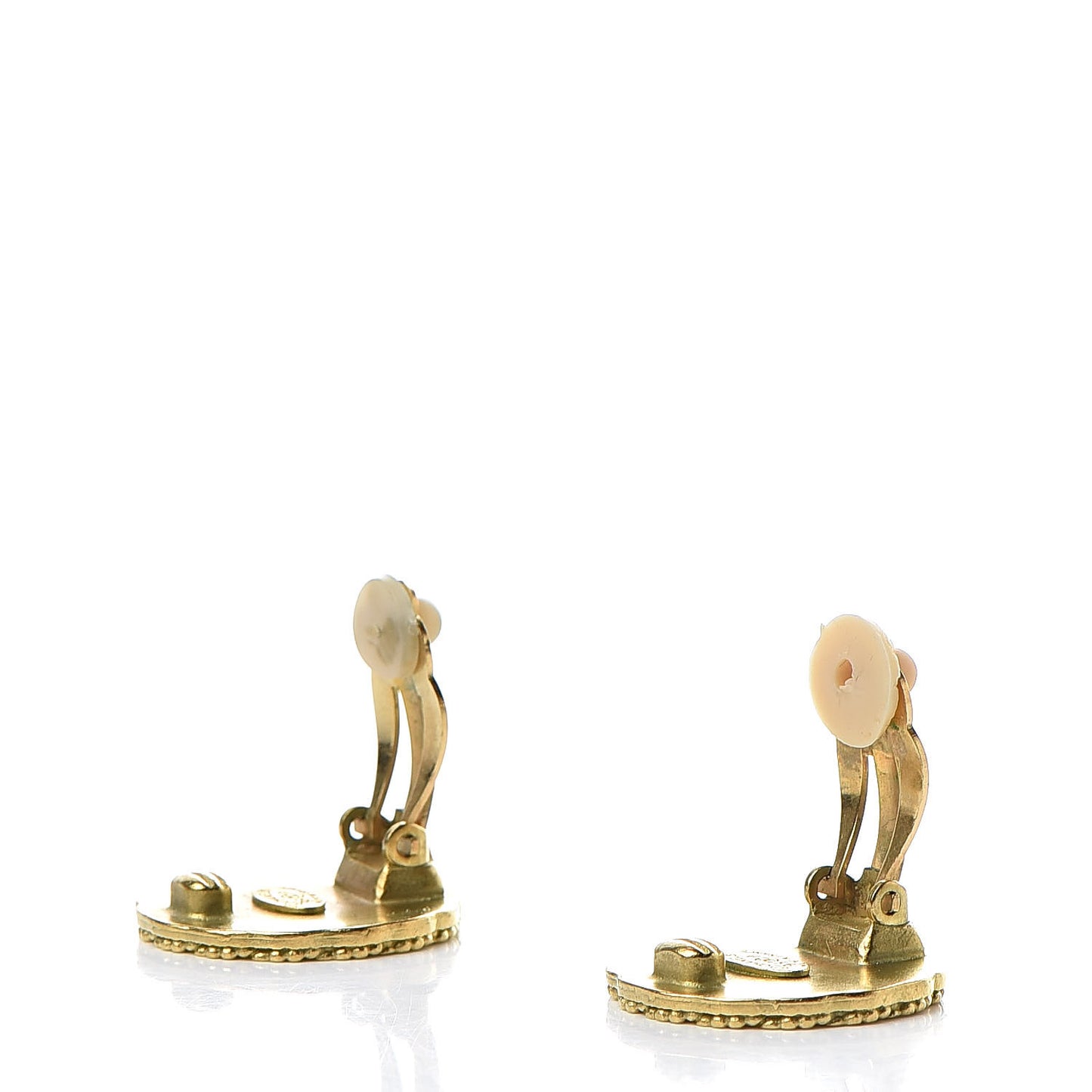 CC Starburst Clip On Earrings Gold