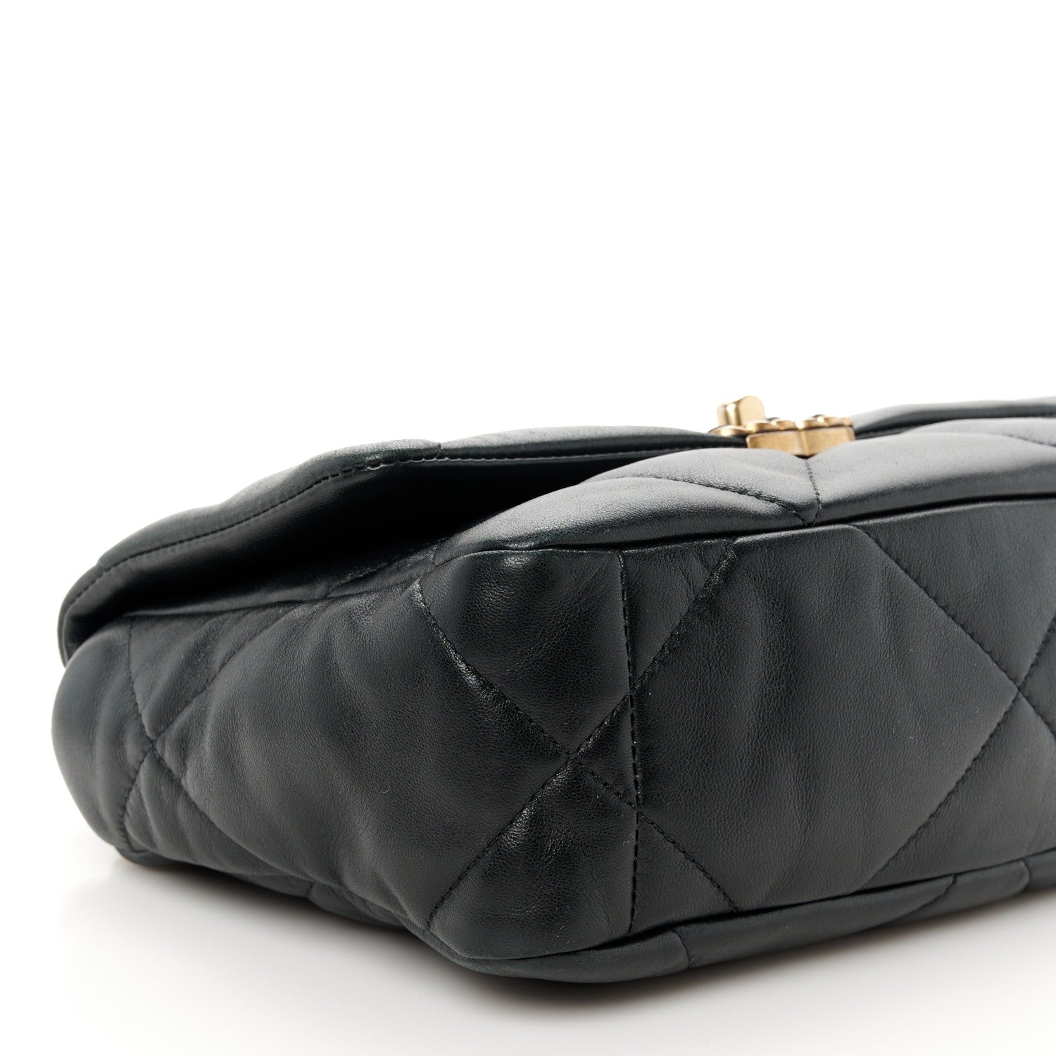 Chanel Lambskin Quilted Medium Chanel 19 Flap Black 9 of 11