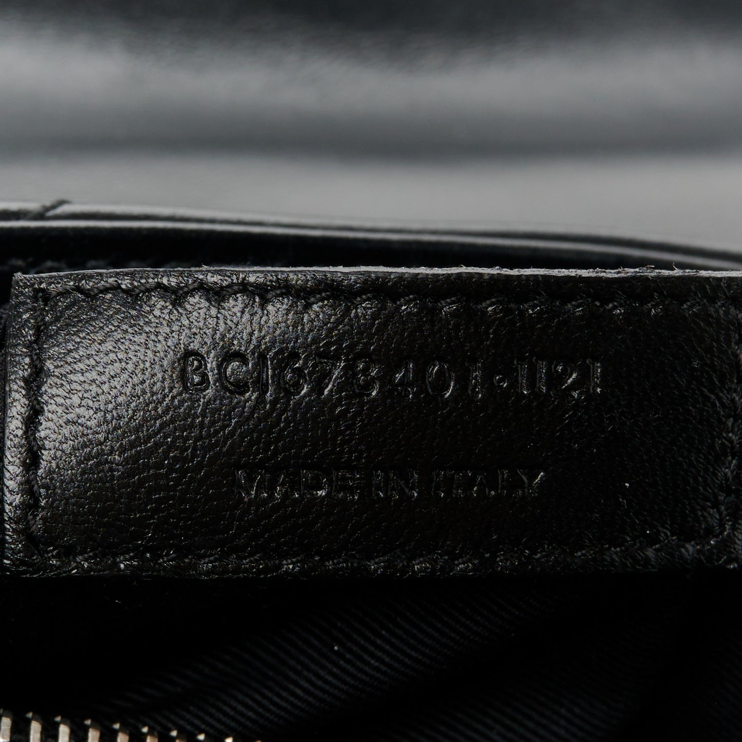 Calfskin Y Quilted Monogram Toy Loulou Crossbody Bag Black
