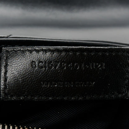 Saint Laurent Calfskin Y Quilted Monogram Toy Loulou Crossbody Bag Black 8 of 12