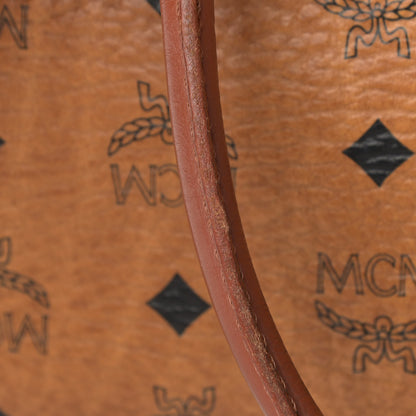 MCM Visetos Essential Boston Bag Cognac 14 of 22