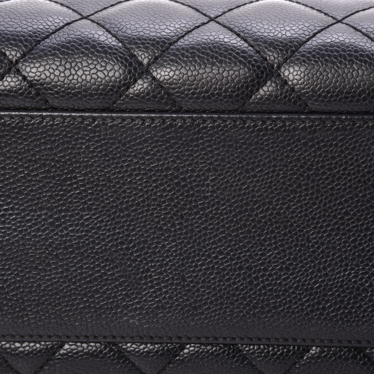 Chanel Caviar Quilted Jumbo Kelly Flap Black 9 of 16