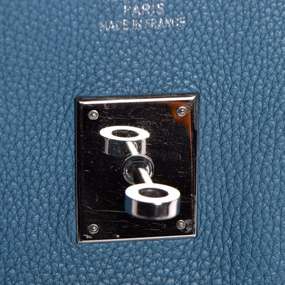 Hermes Togo Birkin 35 Blue Jean 22 of 37