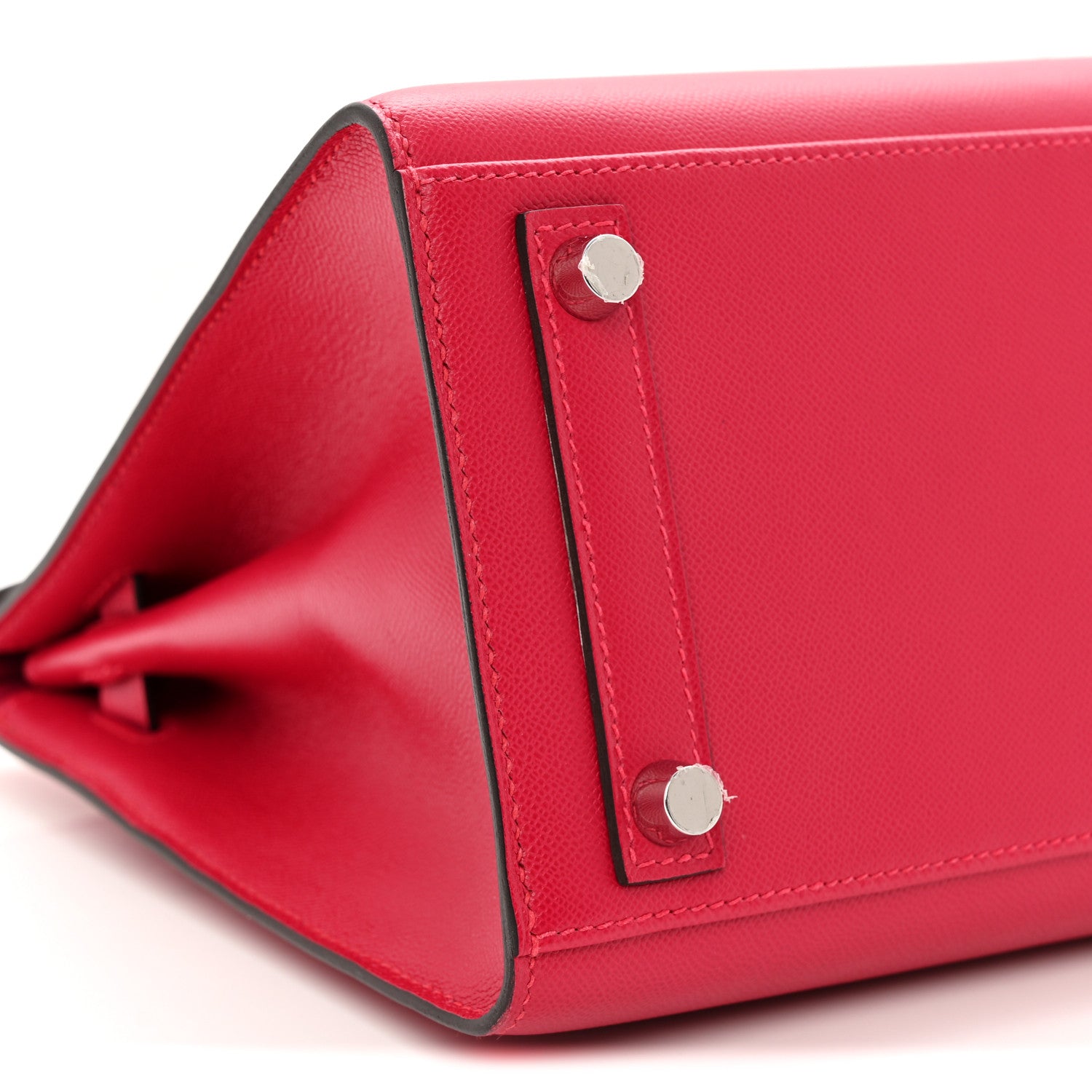 Hermes Madame Calfskin Birkin Sellier 25 Framboise 9 of 11