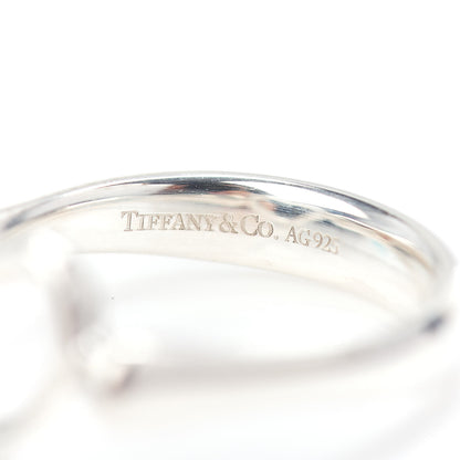 Tiffany Sterling Silver Elsa Peretti Open Heart Ring 46 3.75 5 of 5
