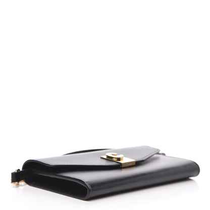 Celine Shiny Smooth Calfskin C Wallet On Chain Bag Black 4 of 9