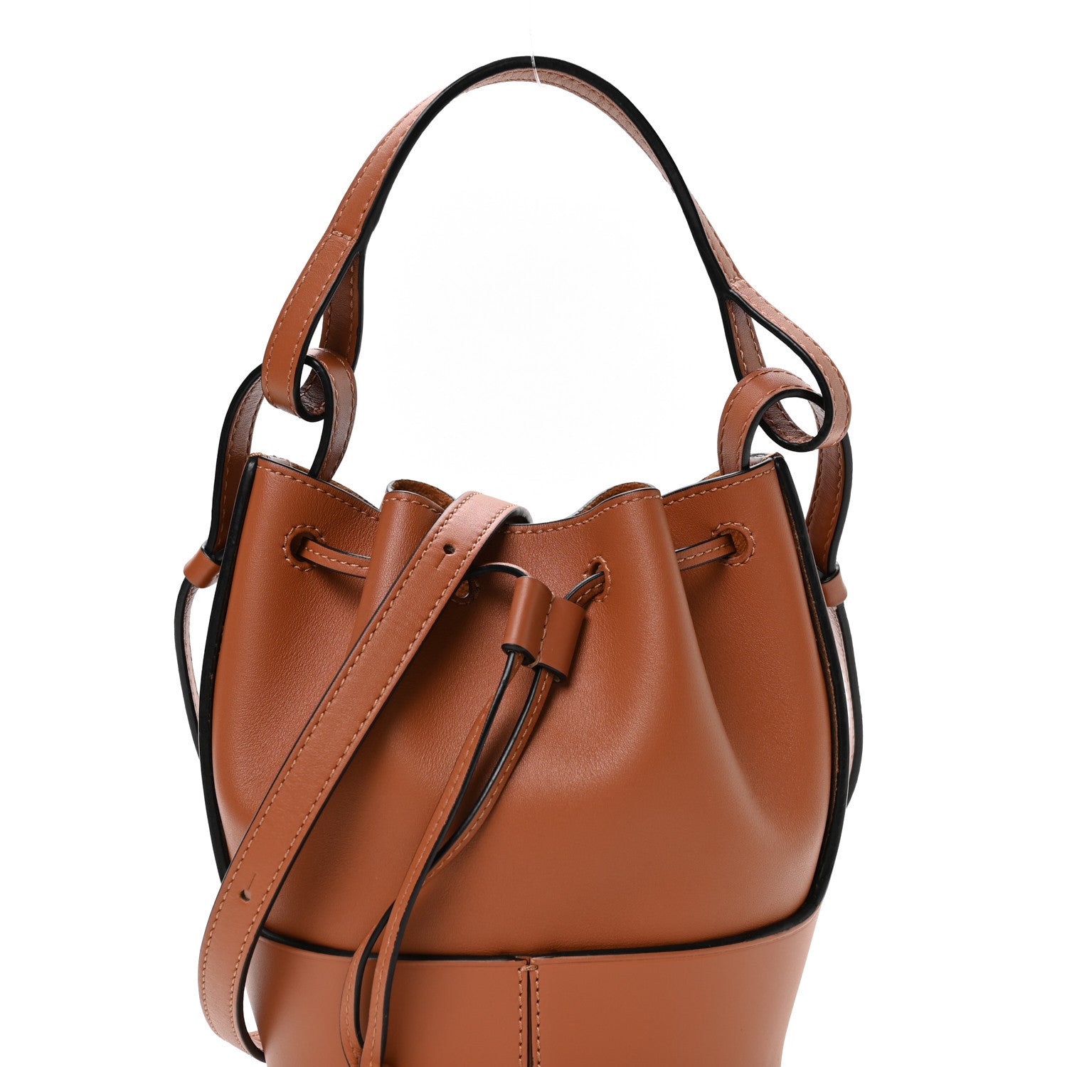 Loewe Calfskin Mini Balloon Bucket Bag Tan 8 of 10