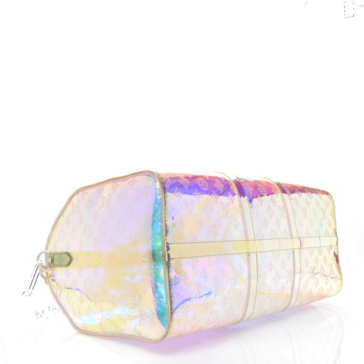 Louis Vuitton PVC Monogram Keepall Bandouliere 50 Iridescent Prism 3 of 10