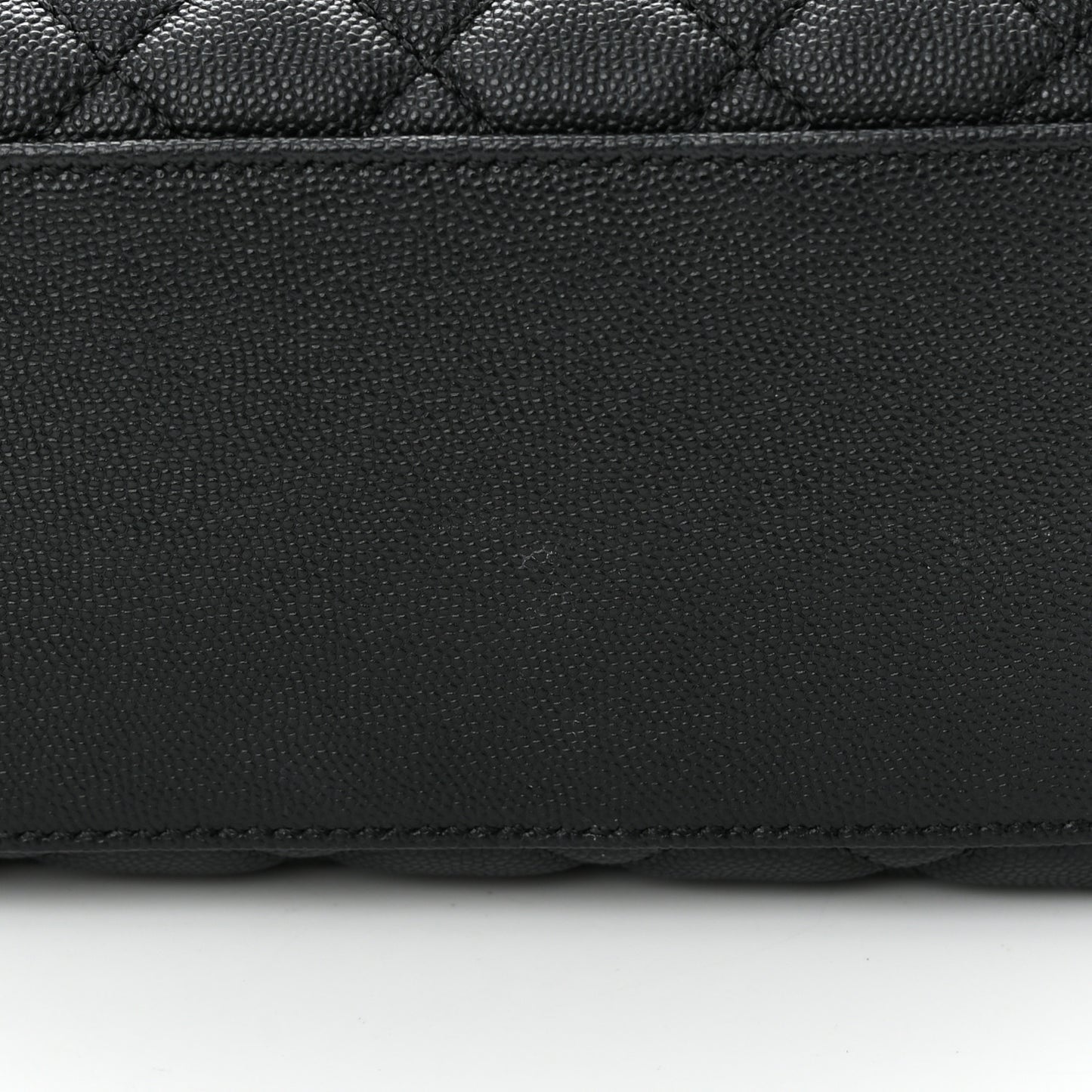 Caviar Quilted Medium Coco Handle Flap Black