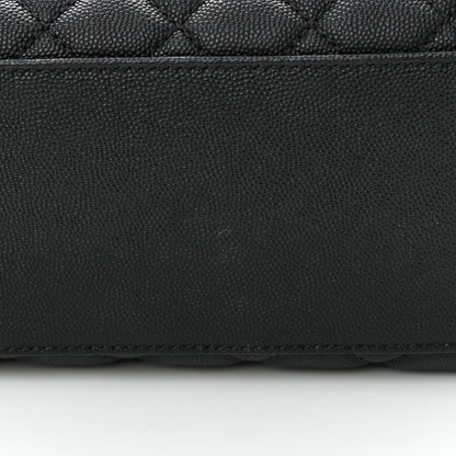 Chanel Caviar Quilted Medium Coco Handle Flap Black 11 of 12