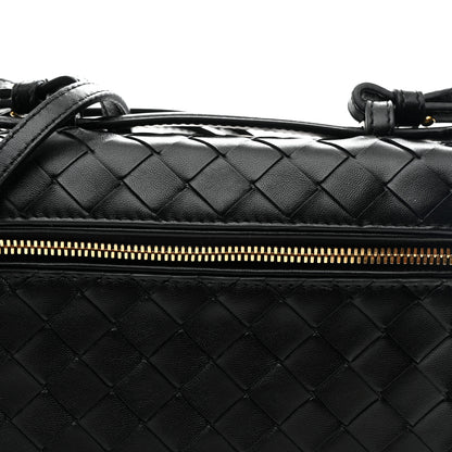 Bottega Veneta Calfskin Intrecciato Bang Bang Vanity Case Black 15 of 19