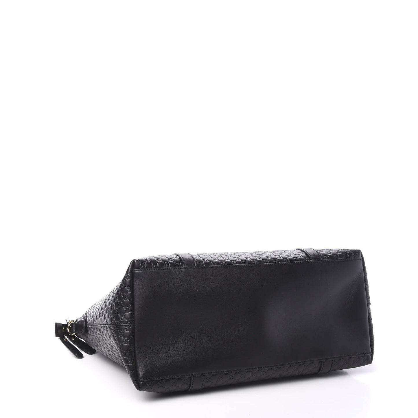 Soft Microguccissima Large Dome Satchel Black