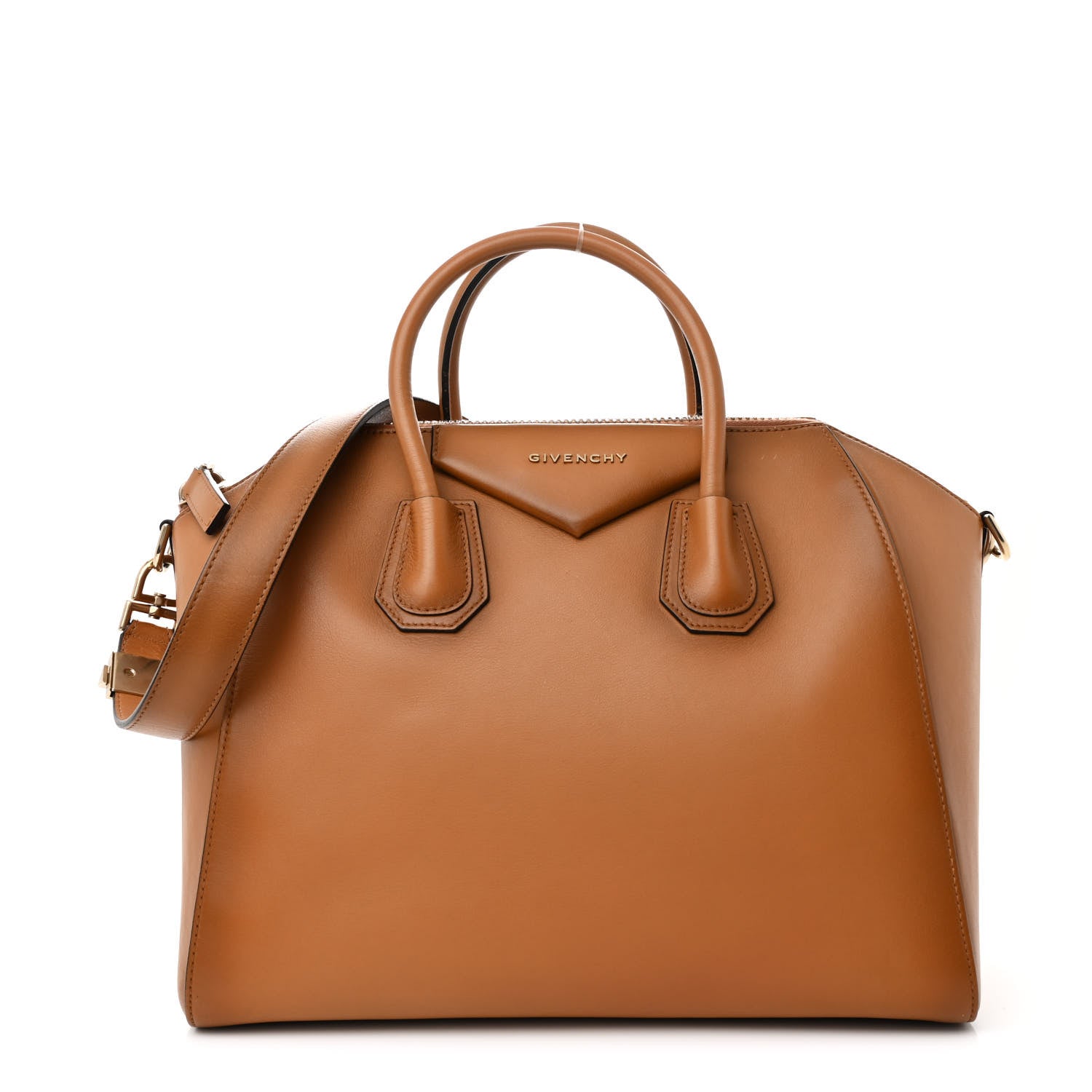 Givenchy Antique Calfskin Medium Antigona Brown 1 of 13