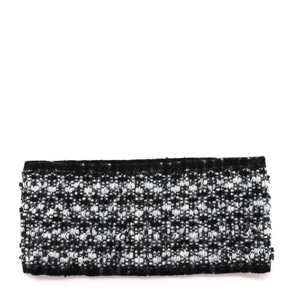 Chanel Cashmere Logo Headband Black White 3 of 4