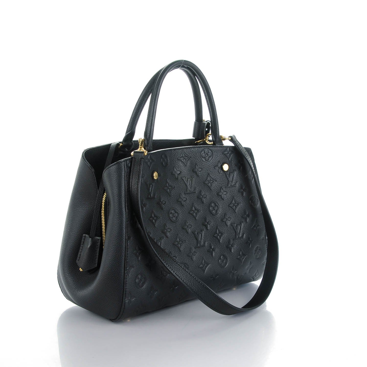Louis Vuitton Empreinte Montaigne MM Black 3 of 7