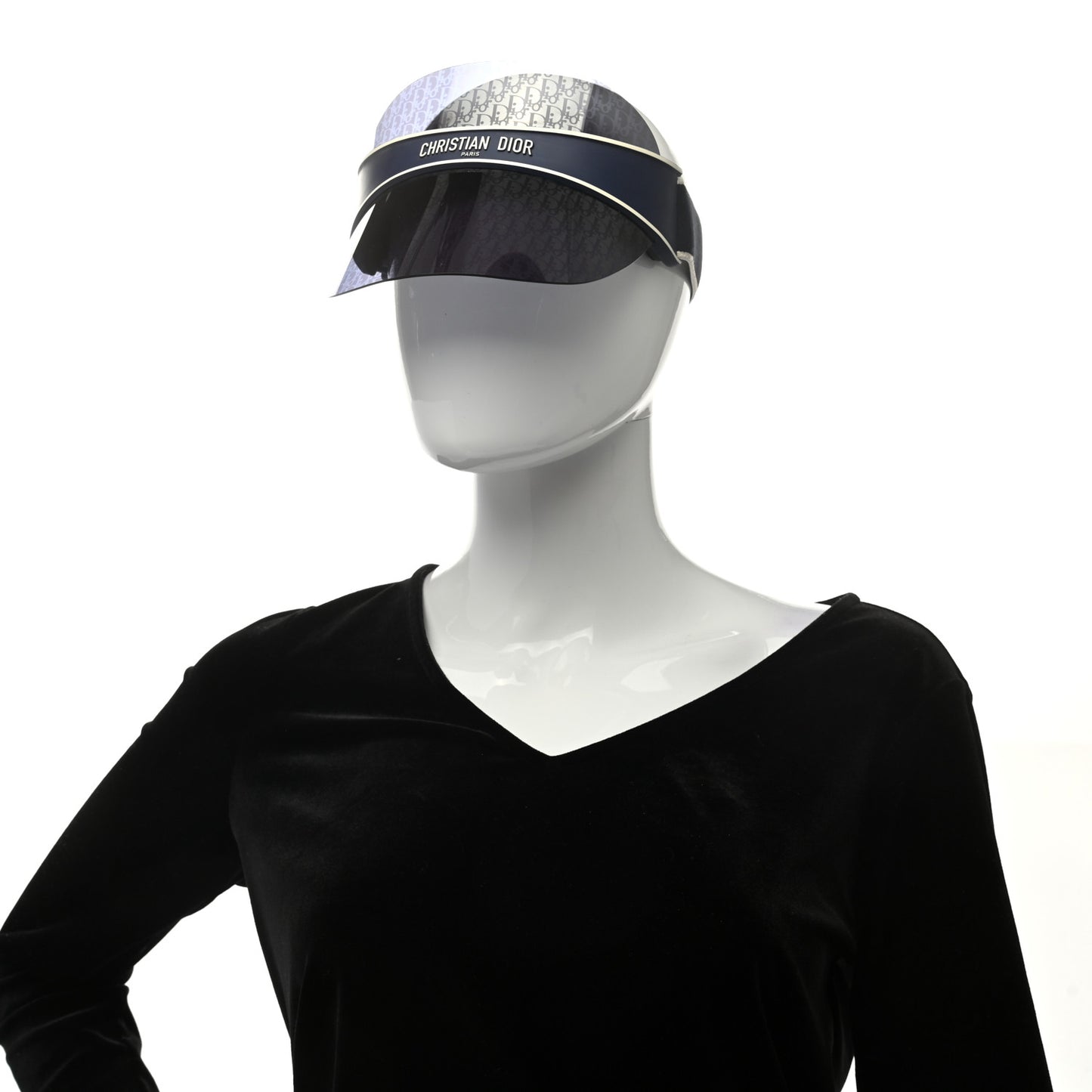 Oblique DiorClub V1U Sun Visor Blue