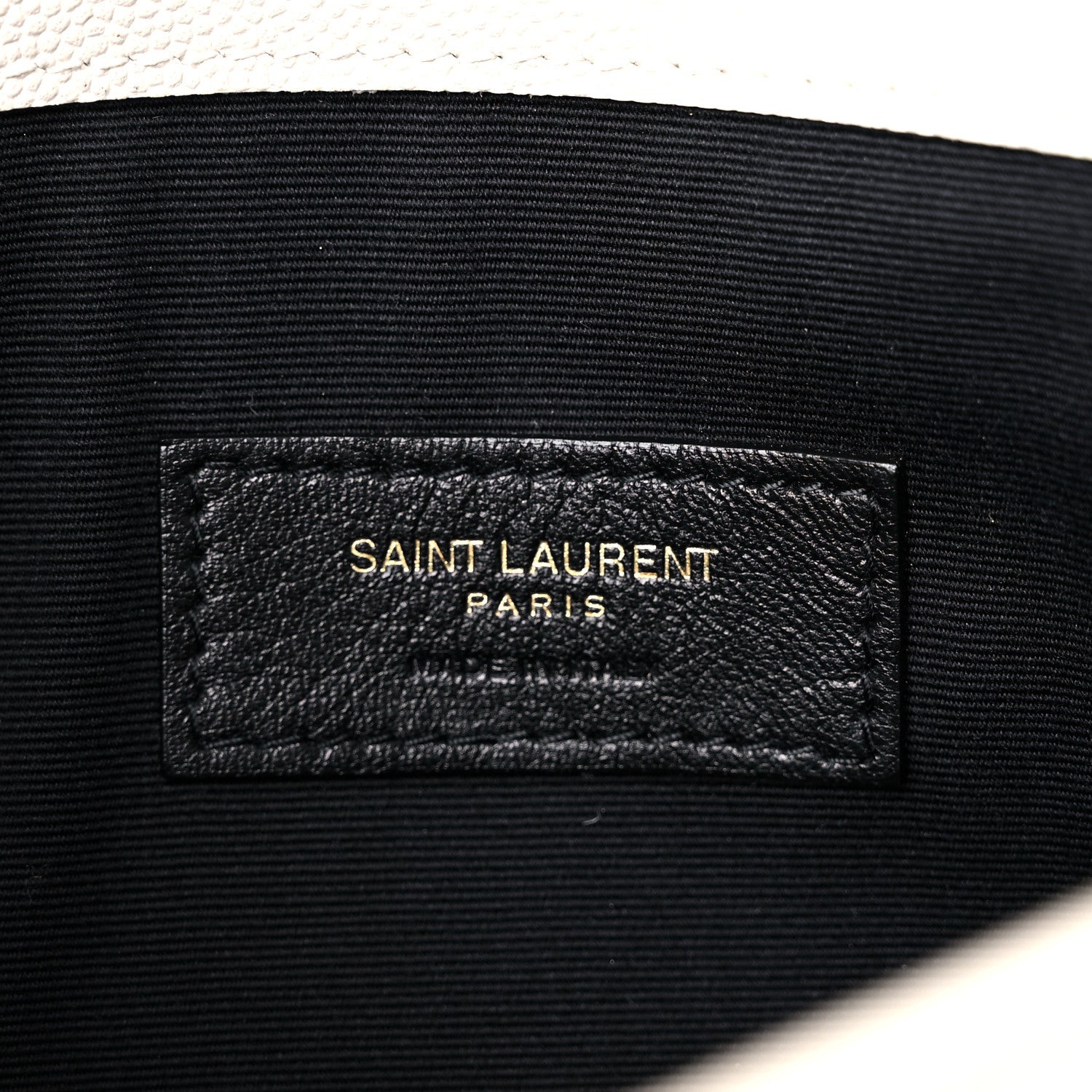 Saint Laurent Grain De Poudre Uptown Pouch Crema Soft 6 of 8
