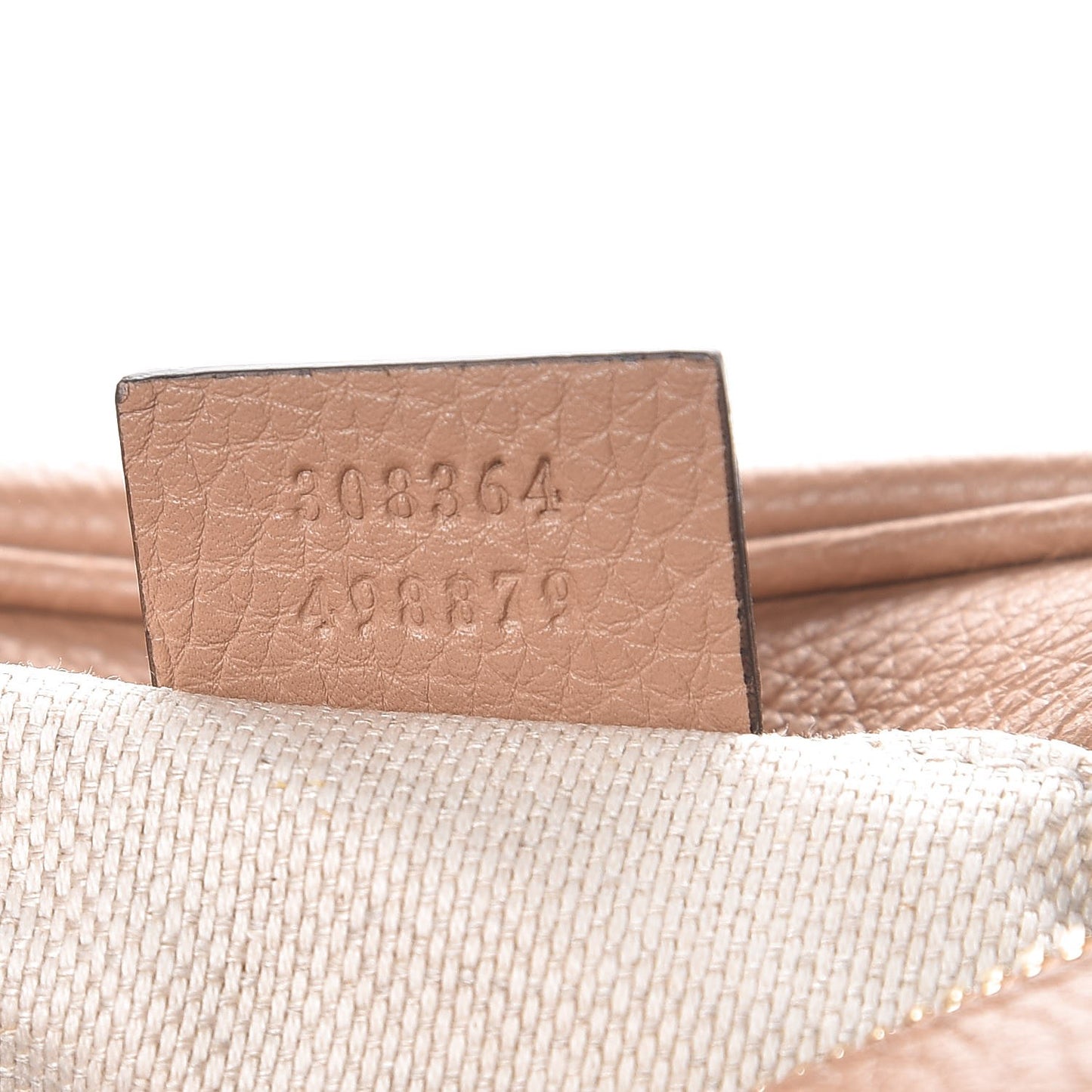 Pebbled Calfskin Small Soho Disco Bag Camelia