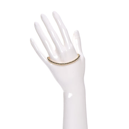 Tiffany 18K Yellow Gold 4mm Beads Toggle Bracelet 2 of 5