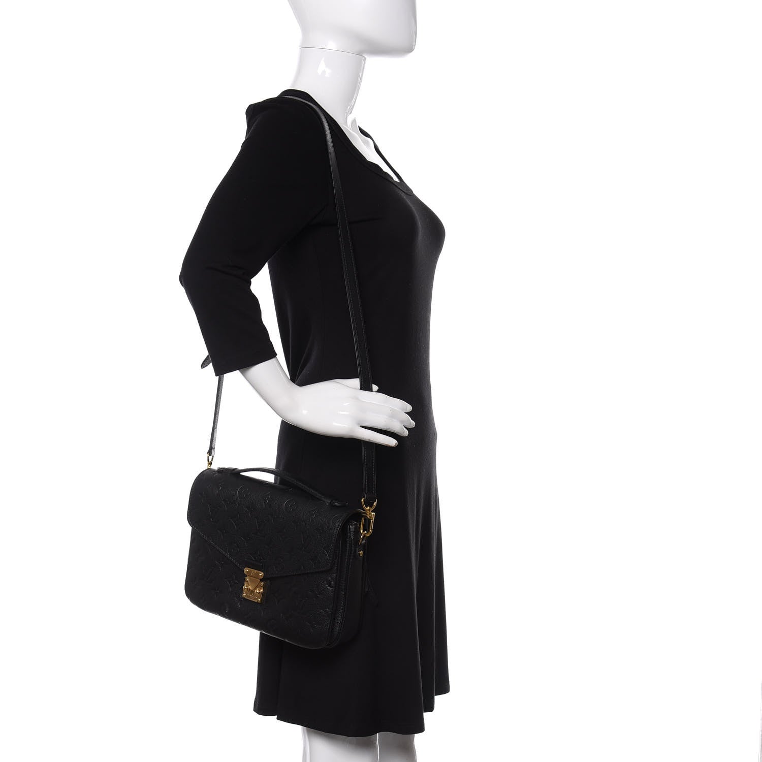 Louis Vuitton Empreinte Pochette Metis Black 2 of 11
