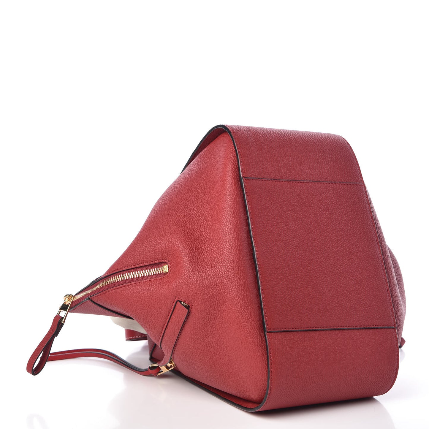 Calfskin Small Hammock Shoulder Bag Dark Red