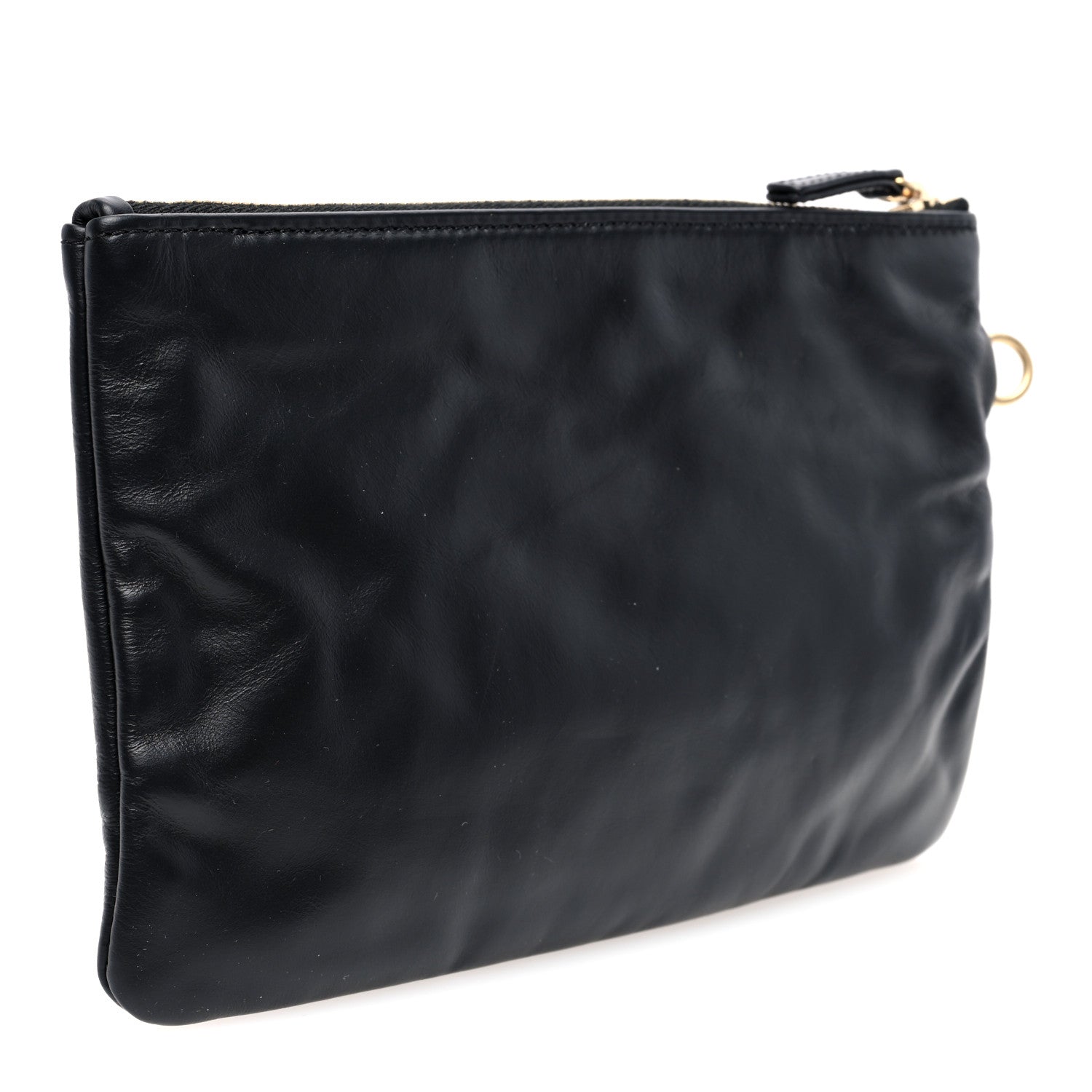 Chanel Shiny Calfskin Chanel 22 Removable Pouch Black 3 of 6