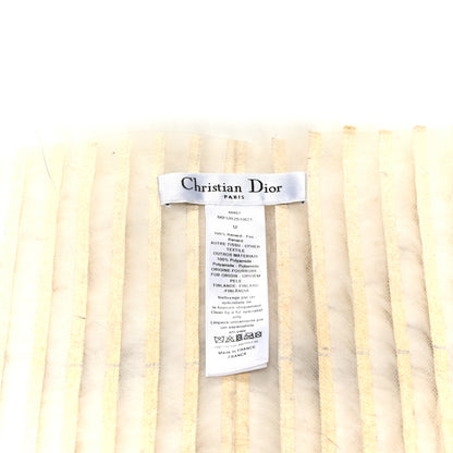 Christian Dior Fox Spider Scarf White 3 of 3