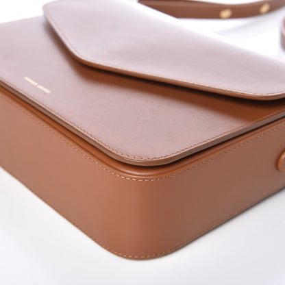 Mansur Gavriel Calfskin Envelope Flap Crossbody Bag Saddle 8 of 12