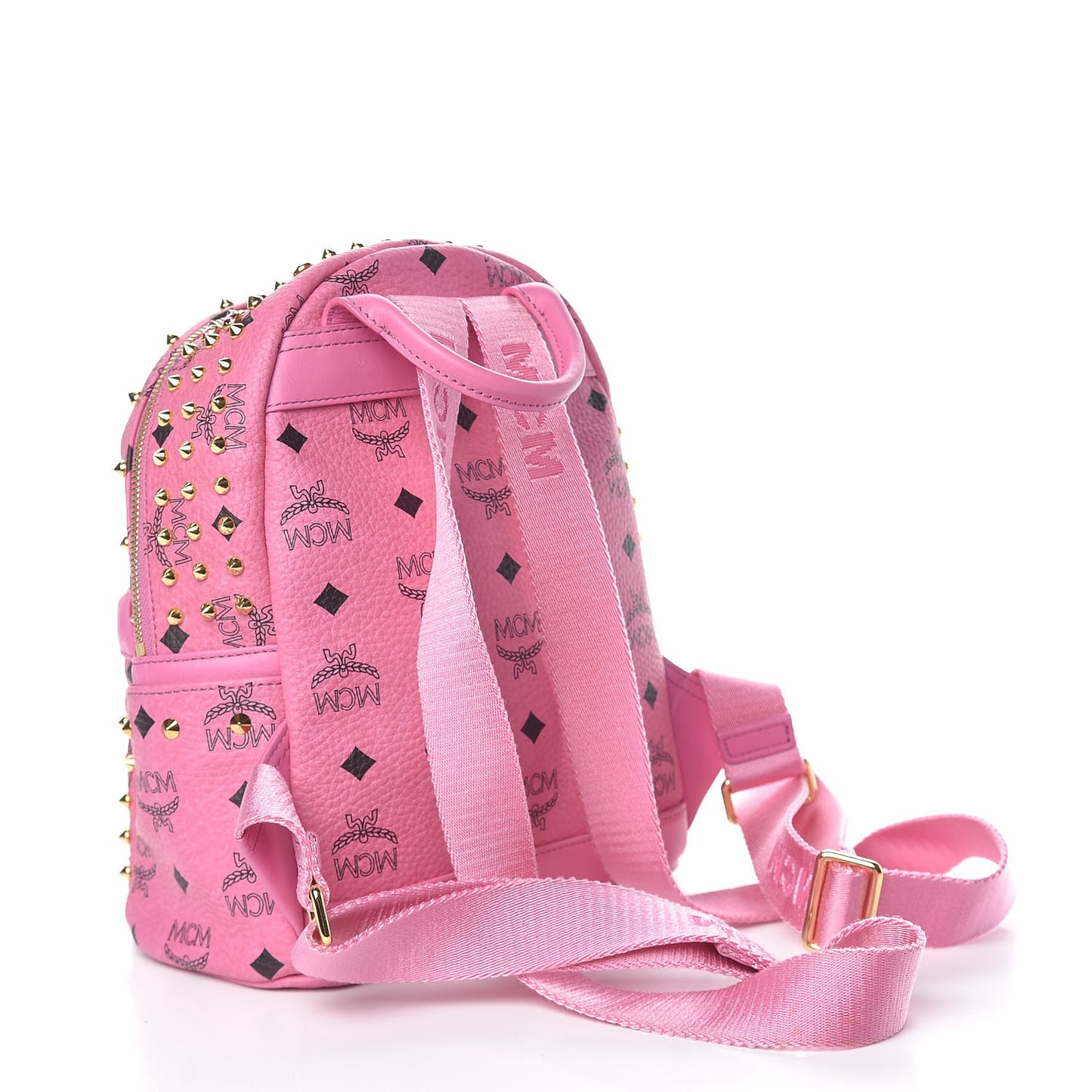 Visetos Swarovski Mini Stark Diamond Backpack Pink
