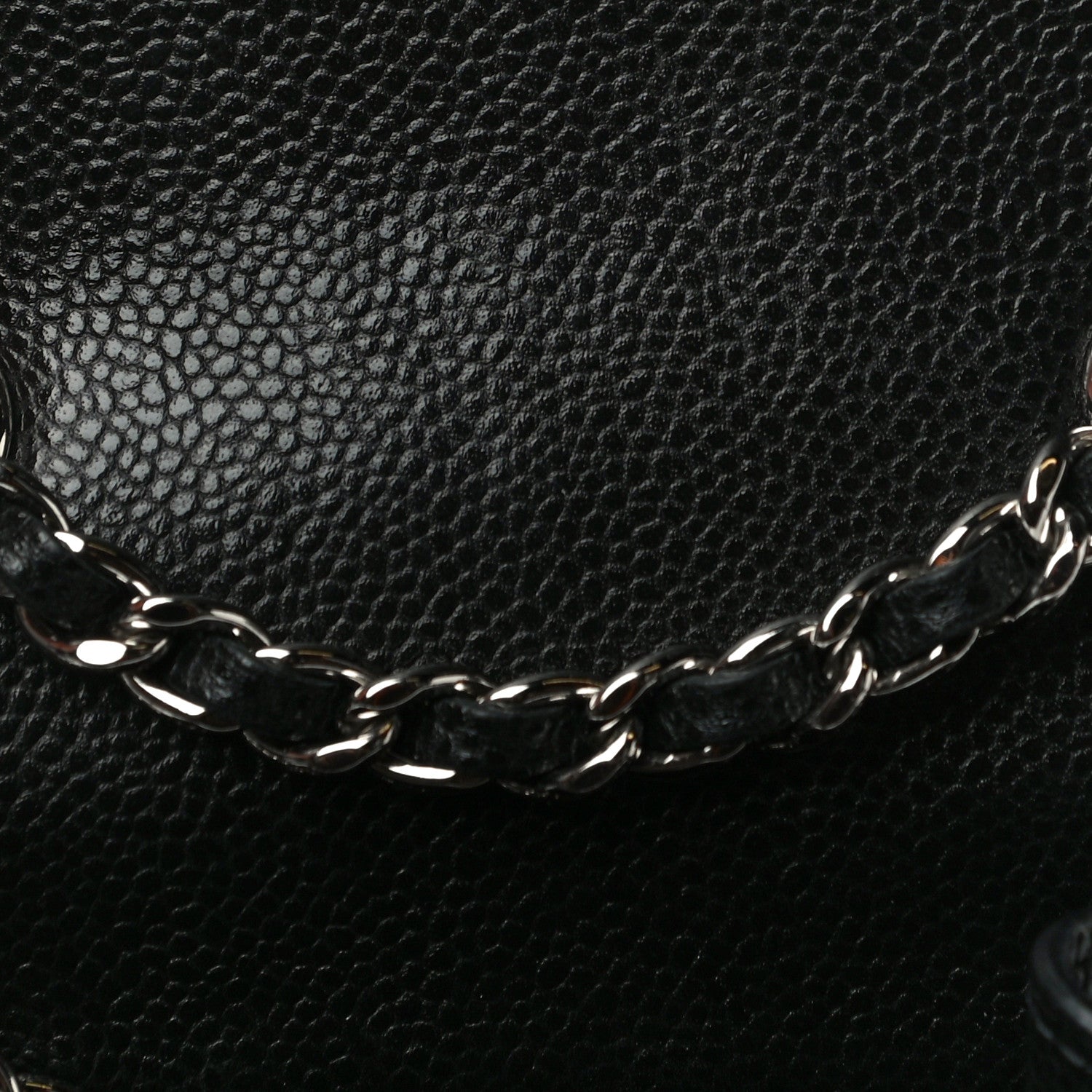 Chanel Caviar Quilted Classic Phone Holder Black 12 of 14