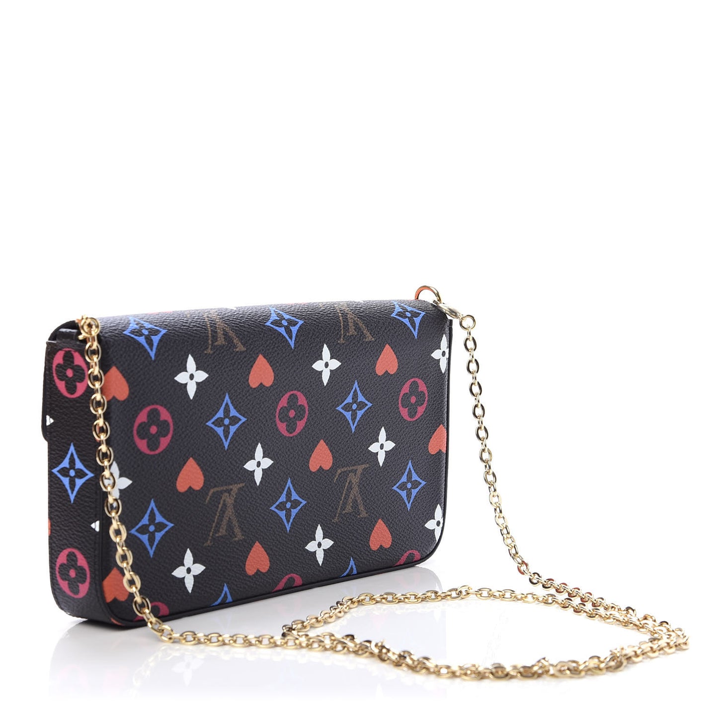 Game On Felicie Chain Wallet Black