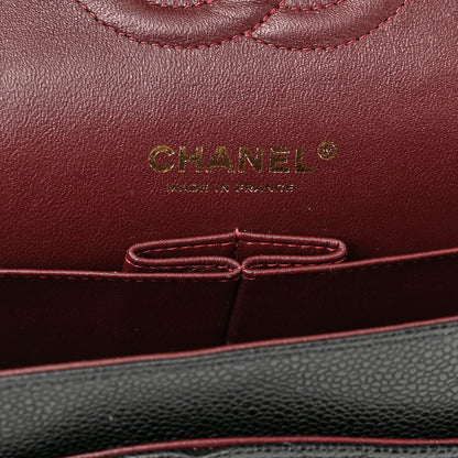 Chanel Caviar Quilted Medium Double Flap Black 6 of 14