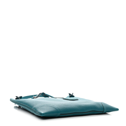 Hermes Taurillon Clemence Silkycity 33 Vert Bosphore 4 of 9