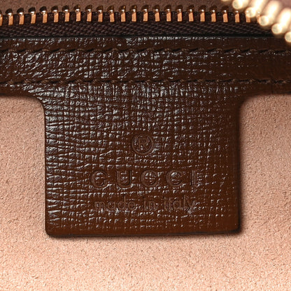 Gucci GG Supreme Monogram Small Horsebit 1955 Shoulder Bag Beige Brown Sugar 6 of 11