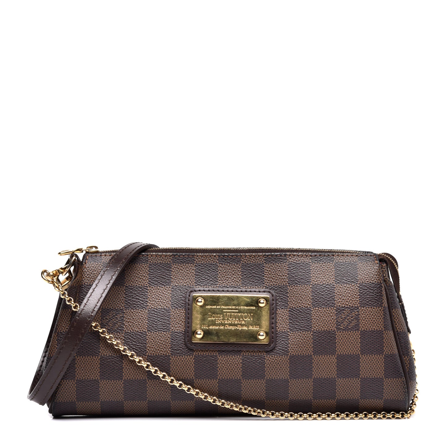 Damier Ebene Eva Clutch
