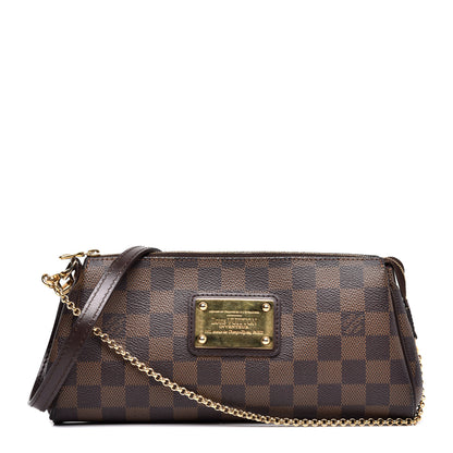 Louis Vuitton Damier Ebene Eva Clutch 1 of 9