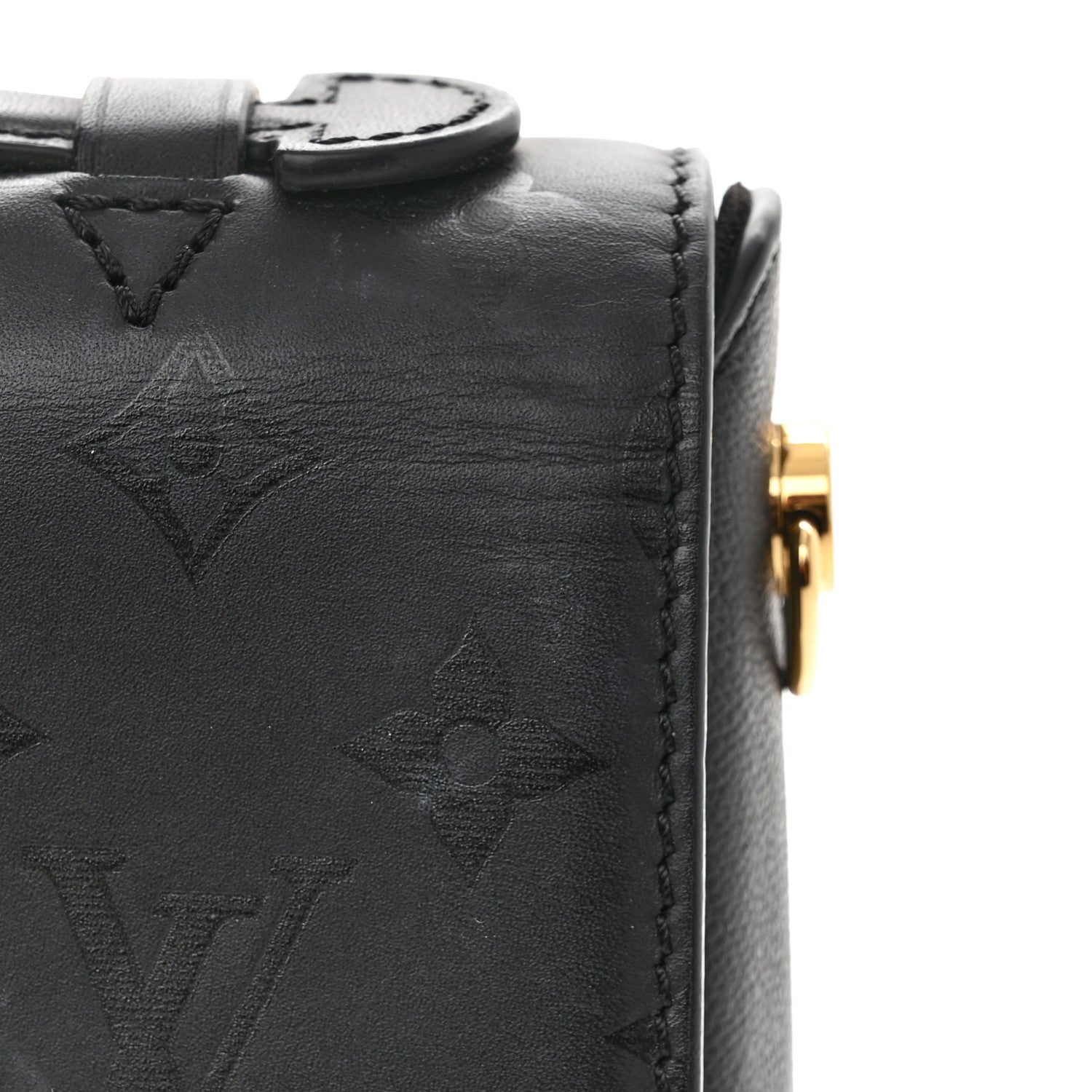 Louis Vuitton Calfskin Monogram Very Messenger Black 11 of 12