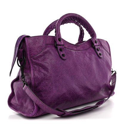 Balenciaga Agneau Classic Hardware City Ultraviolet 4 of 11