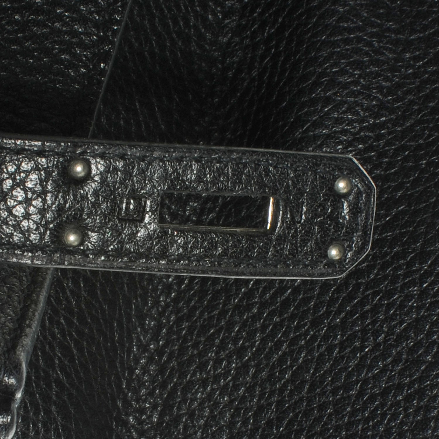 Hermes Taurillon Clemence Kelly 32 Black 8 of 9
