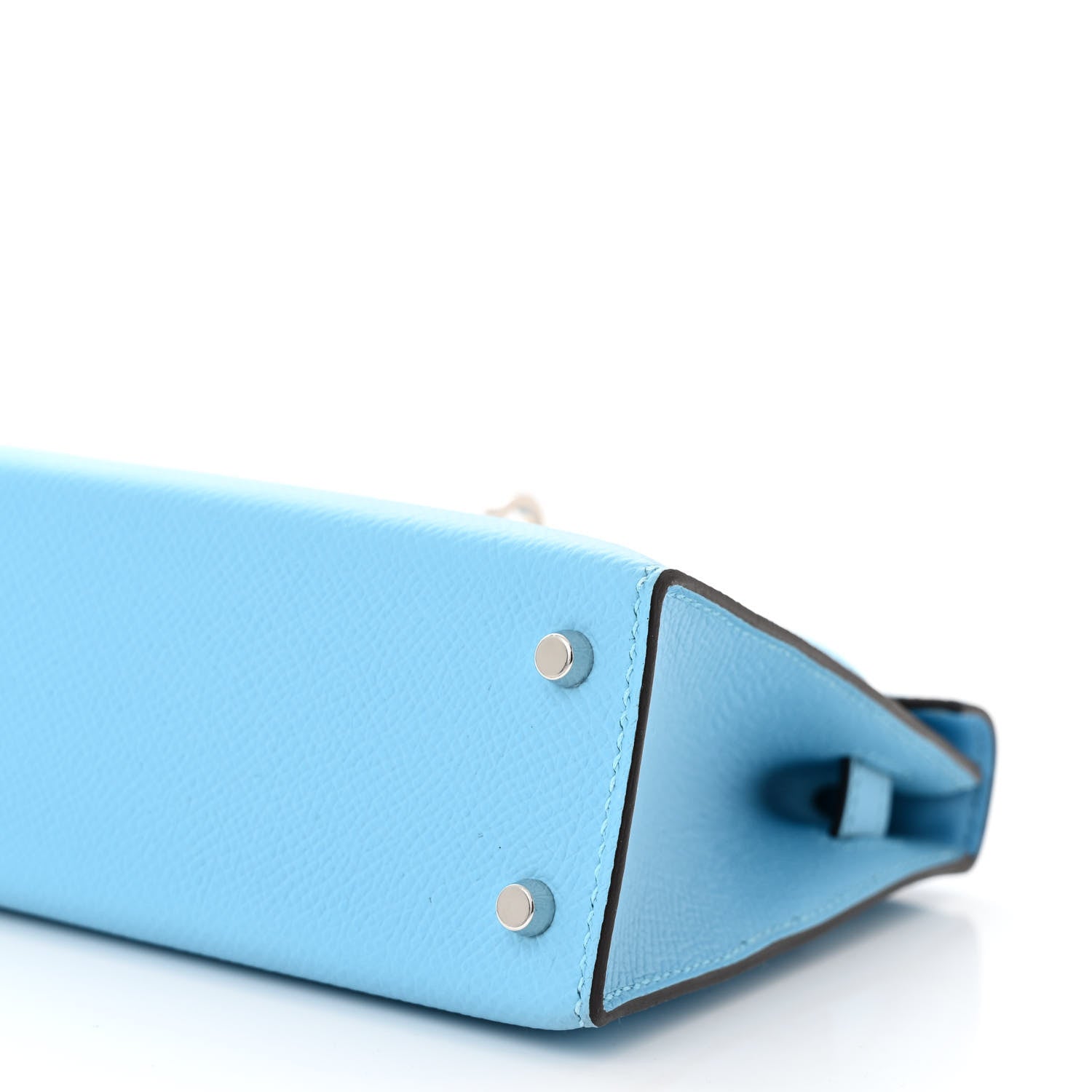 Hermes Epsom Mini Kelly Sellier 20 Celeste 10 of 11