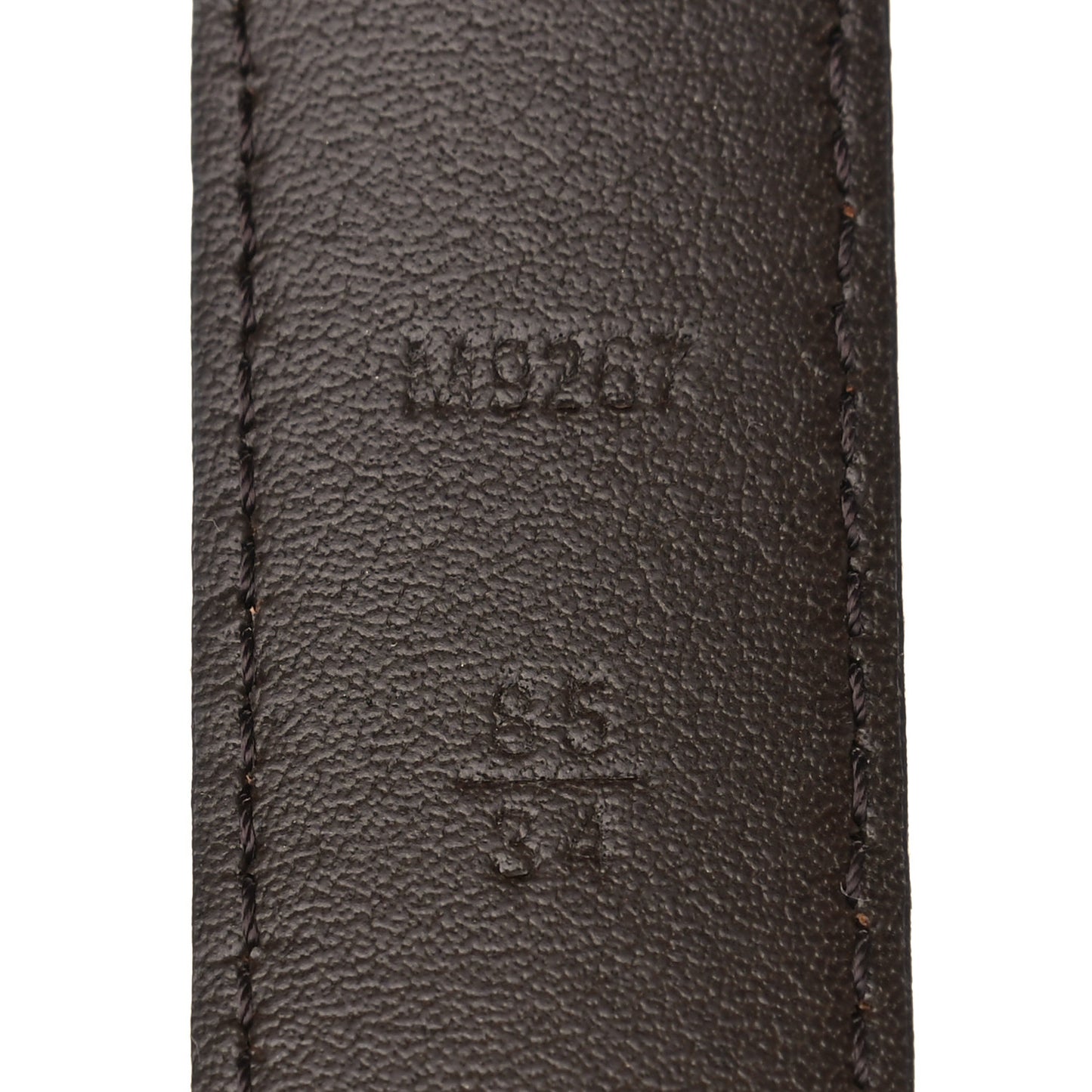 Mini Damier Ebene 25mm LV Initiales Belt 85 34