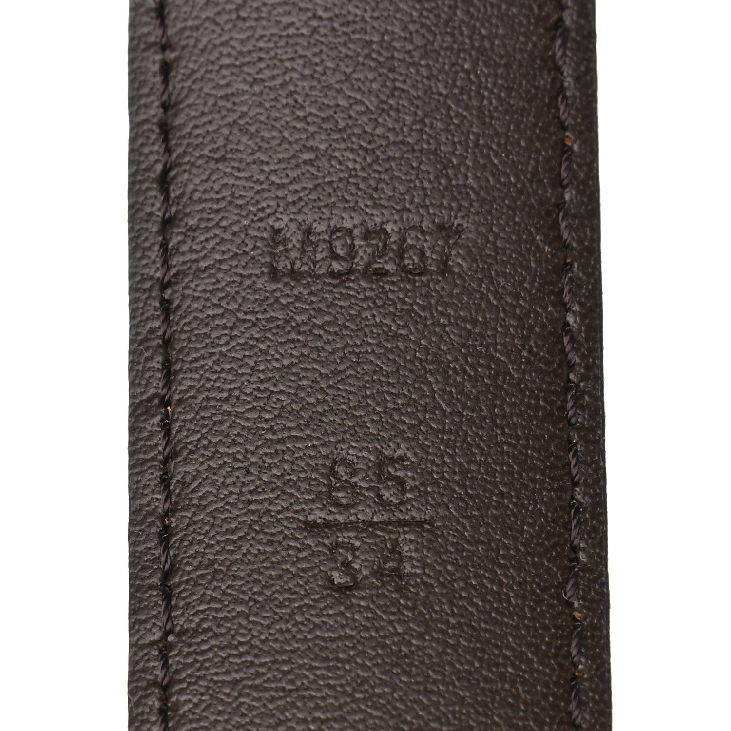 Louis Vuitton Mini Damier Ebene 25mm LV Initiales Belt 85 34 5 of 7