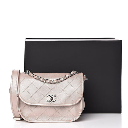 Chanel Metallic Calfskin Quilted Jungle Stroll Messenger Bag Gold 12 of 12