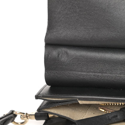 Chloe Suede Calfskin Medium Faye Shoulder Bag Black 15 of 17