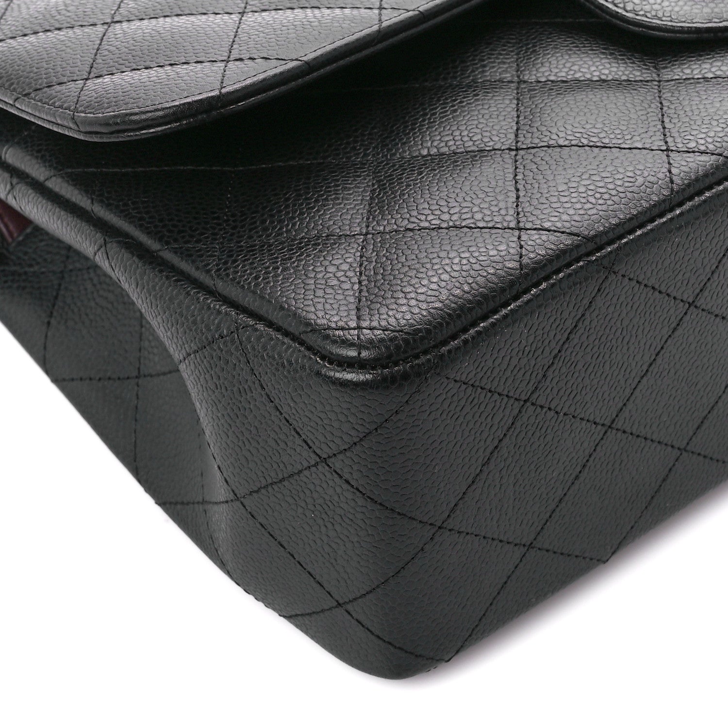 Chanel Caviar Quilted Jumbo Double Flap Black 10 of 11