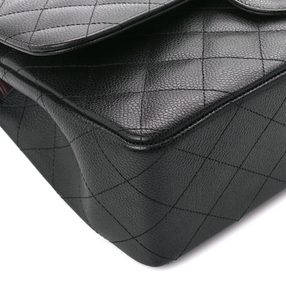 Chanel Caviar Quilted Jumbo Double Flap Black 10 of 11