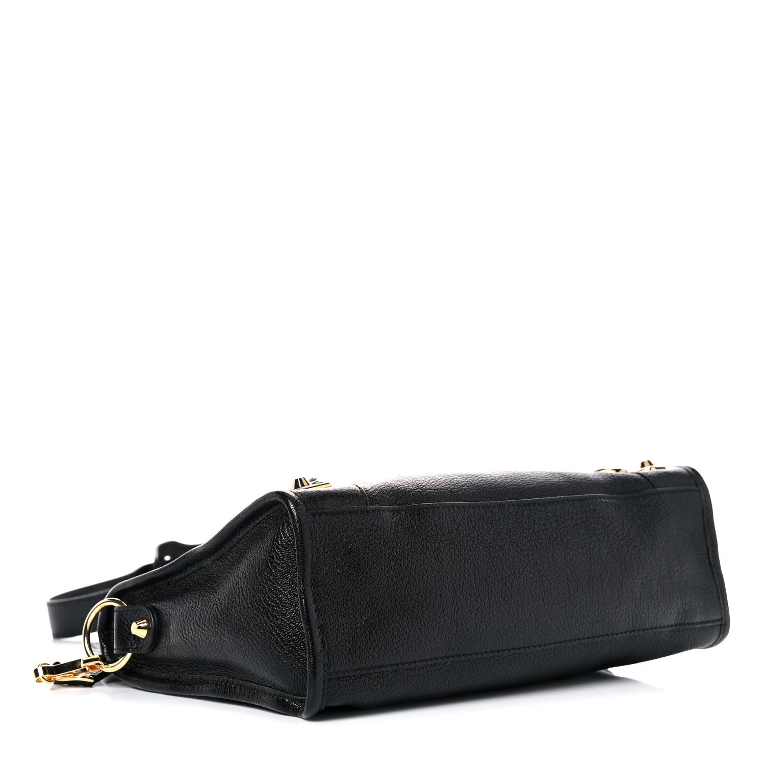 Balenciaga Chevre Gold Metallic Edge Hardware S City Black 4 of 12